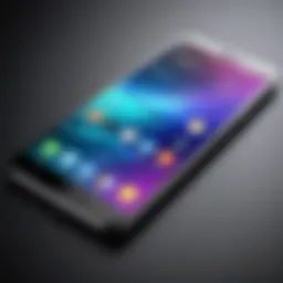 Latest smartphone showcasing sleek design