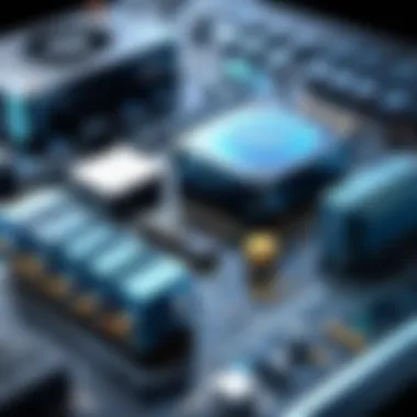 Operational Mechanisms of Wired Technology Illustration showcasing the operational mechanisms of wired technology.