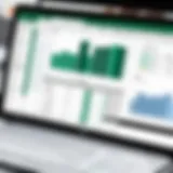 User interface of Microsoft Excel showcasing a spreadsheet with data analysis tools