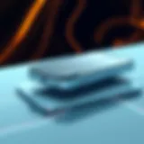 Elegant display of iPhone 14 showcasing its sleek design