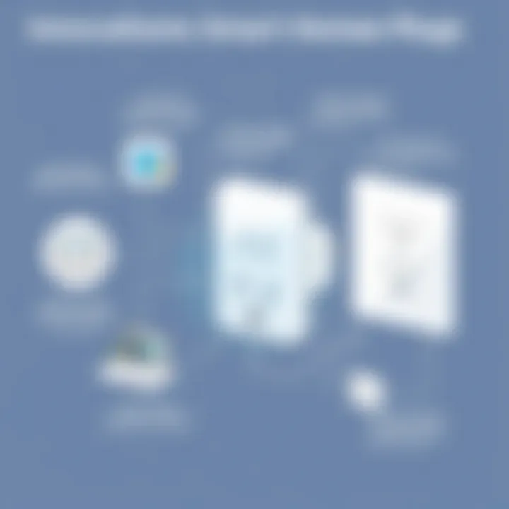 Diagram illustrating the latest innovations in smart home technology related to electric plugs