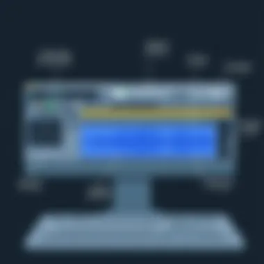 Visual demonstration of audio editing tools in Audacity