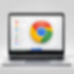 Illustration of Chrome browser with blocker apps