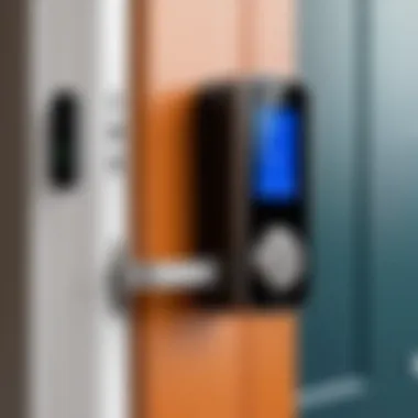 Installation of a Bluetooth bolt lock in a residential setting