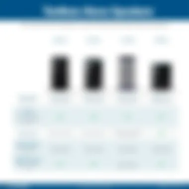 Comparative chart of leading cordless Alexa speaker models