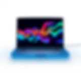 Sleek design of the Dell 4K gaming laptop showcasing its premium build quality