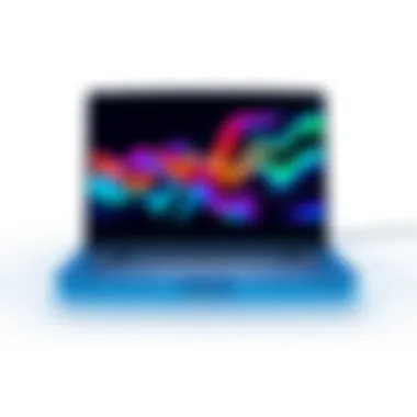 Sleek design of the Dell 4K gaming laptop showcasing its premium build quality