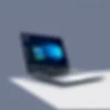 Dell laptop showcasing sleek design and performance