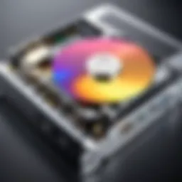 A visual representation of disk to disk backup architecture showcasing interconnected systems.