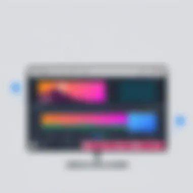 User-friendly interface of a 4K video editor