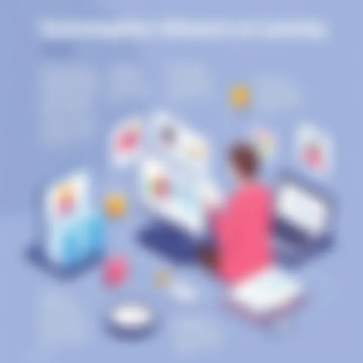 Infographic on technological advancements in adult education