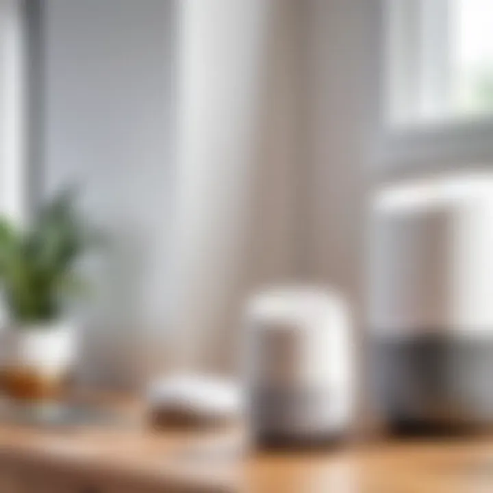 Smart home devices connected to Google Home