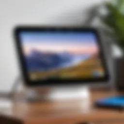 Elegant design of the Google Nest Hub showcasing its digital photo frame functionality