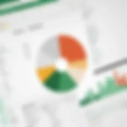 Overview of Google Sheets interface showcasing data analysis features