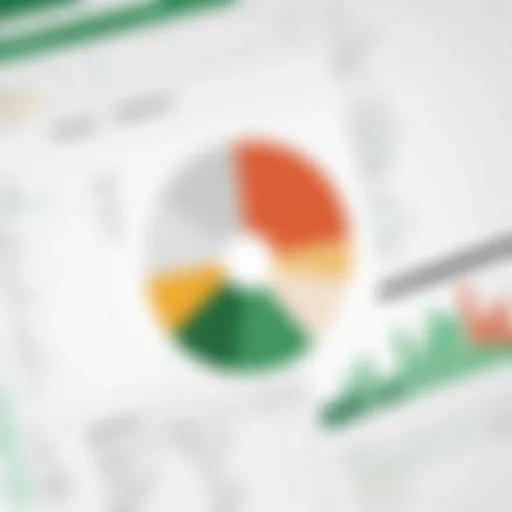Overview of Google Sheets interface showcasing data analysis features