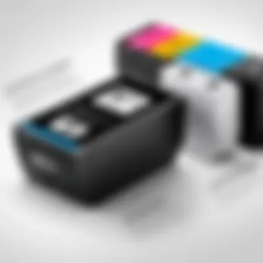 Infographic highlighting economic advantages of using affordable ink cartridges