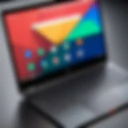 Chromebook showcasing Google Play interface