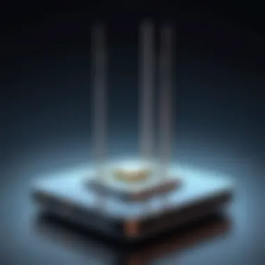 The Future of Antenna Technology Futuristic concept of antenna technology