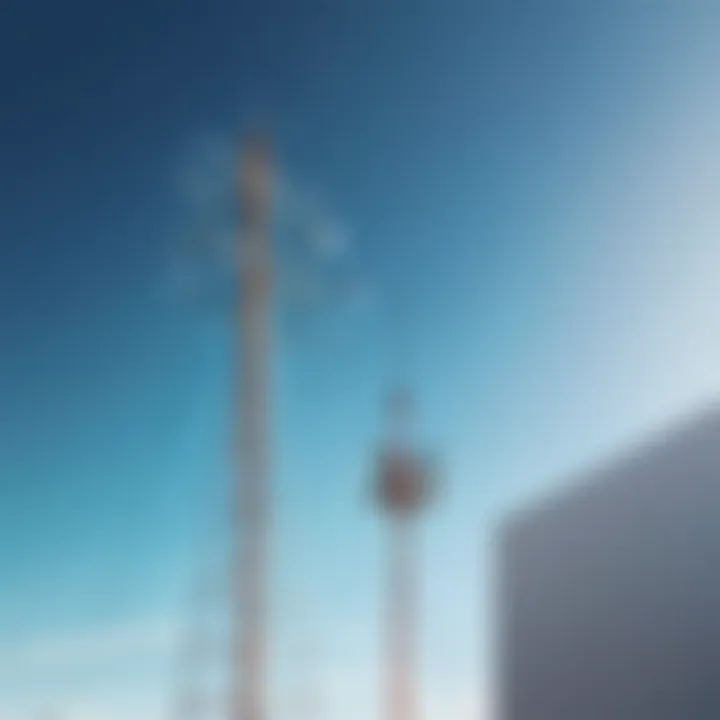 An illustration of installation practices for mobile antennas