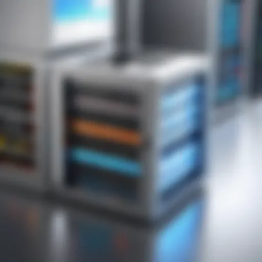 Conceptual representation of personal data storage options
