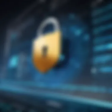 Navigating Privacy and Security Risks Visual depiction of privacy and security challenges in data management