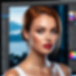 User interface of Photoshop for Mac showcasing various tools