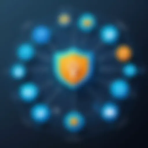 A visual representation of secure messaging platforms showcasing their key features.