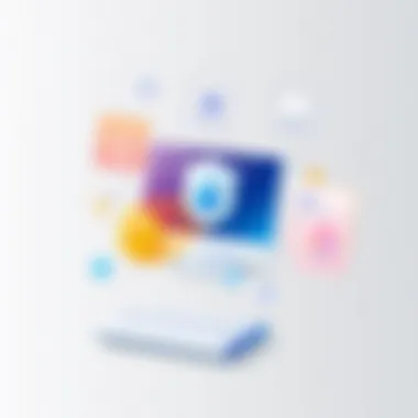 Illustration of secure remote access features