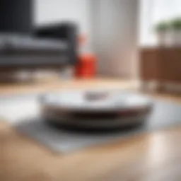 Roborock vacuum showcasing advanced navigation technology