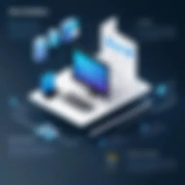Key Features of Site Builders Infographic illustrating key features to consider in site builders