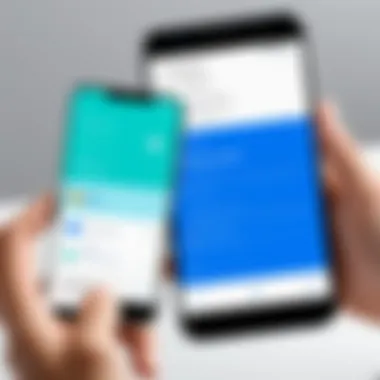 User engaging with a spam call blocker application