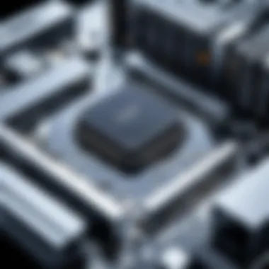Intricate Design of Super Small Computers Close-up view of a super small computer showcasing its intricate design and components