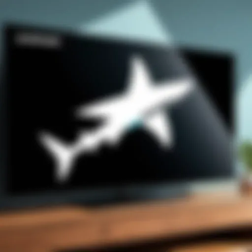 Surfshark logo on Android TV screen