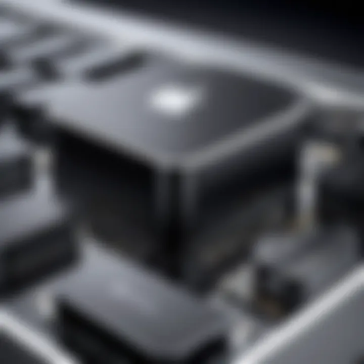Close-up of the Apple Mega Battery Pack's innovative technology