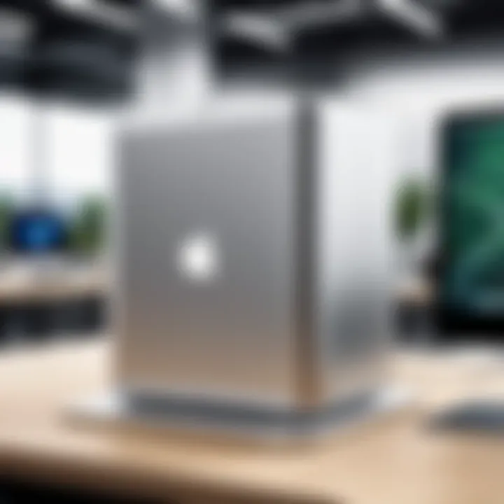 Apple Mega Battery Pack in a modern workspace setting