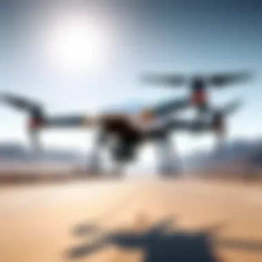 Drone Landing with Precision Drone landing smoothly back to its starting point