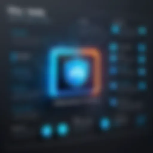 Visual representation of firewall features