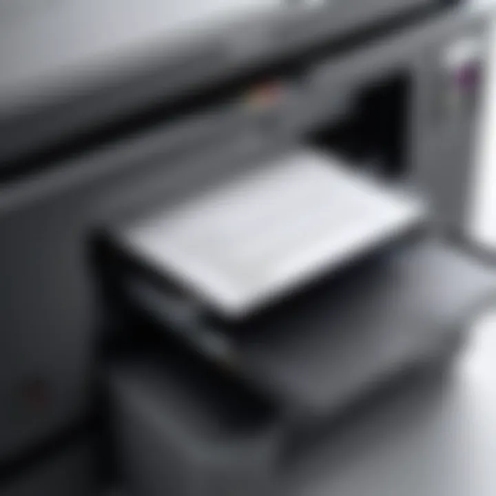 User-friendly interface of a laser printer