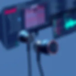 High-fidelity in-ear earphones showcasing advanced design