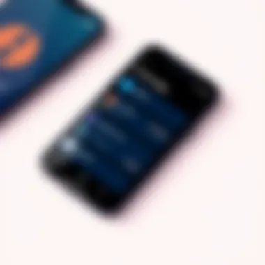 A close-up view of a smartphone displaying a to-do app interface
