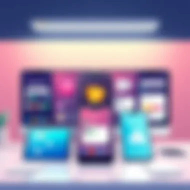 A digital workspace showcasing various to-do apps side by side