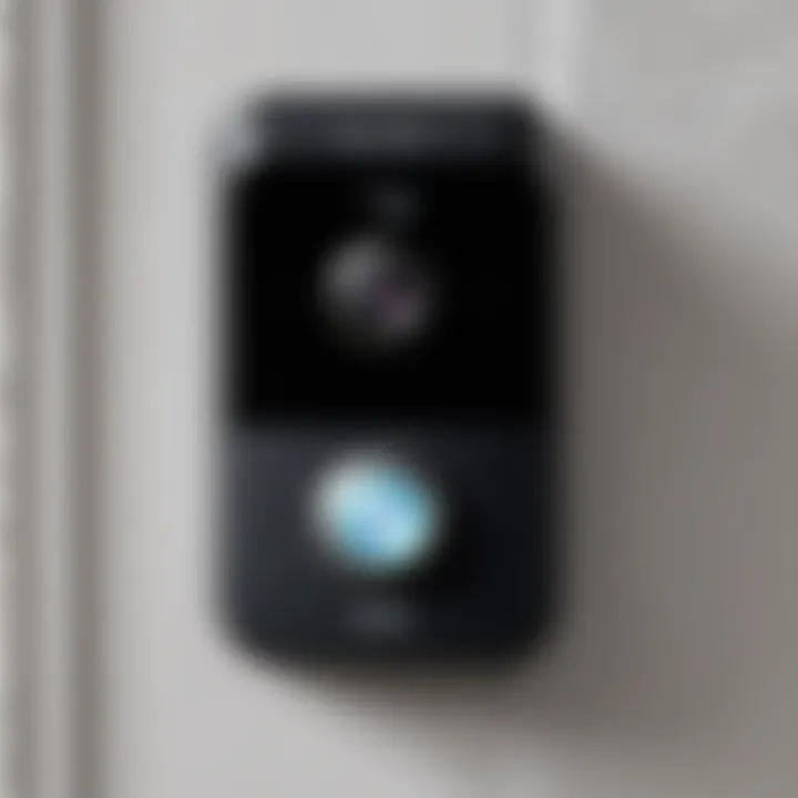 High-resolution footage from a video doorbell showing a clear view