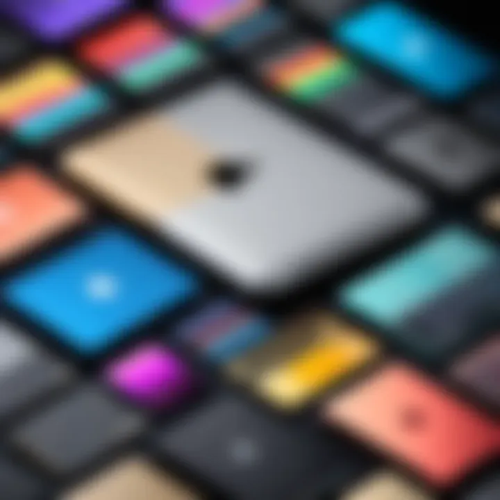 Historical evolution of MacBook colors