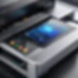 A sleek modern printer connected to a wireless network