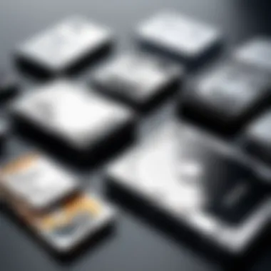 A comparison chart of different types of GB hard drives available on the market.