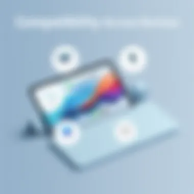 Compatibility Across Devices Graphic illustrating iPad compatibility with devices