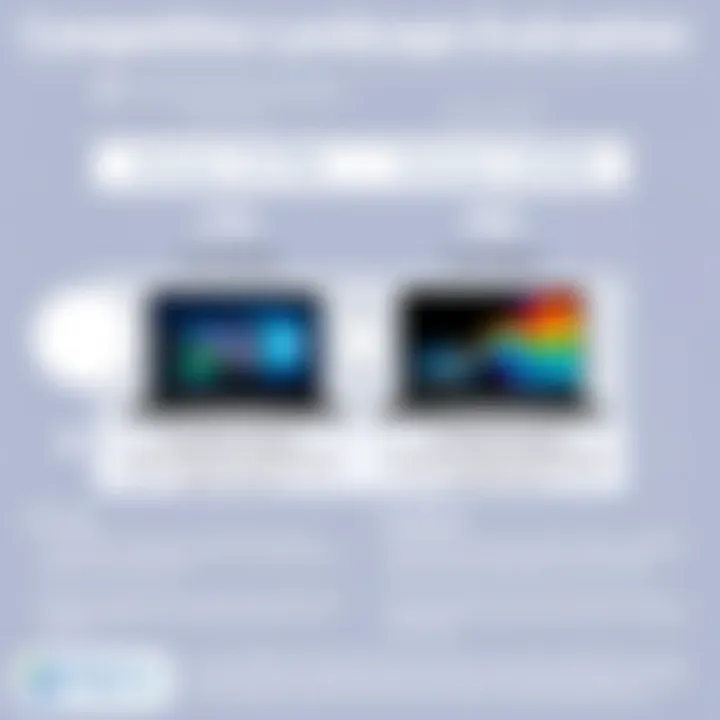 Comparative analysis with competitive laptops