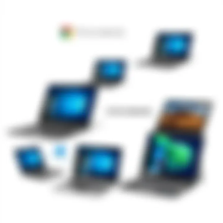 Showcasing various open box Chromebooks at Best Buy