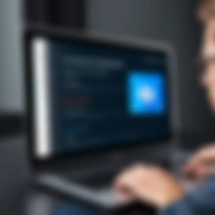 A user navigating through a web browser with an ad blocker enabled.