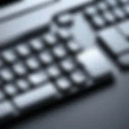 Elegant Mac keyboard showcasing its sleek design and functionality